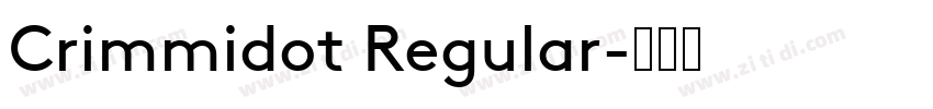 Crimmidot Regular字体转换